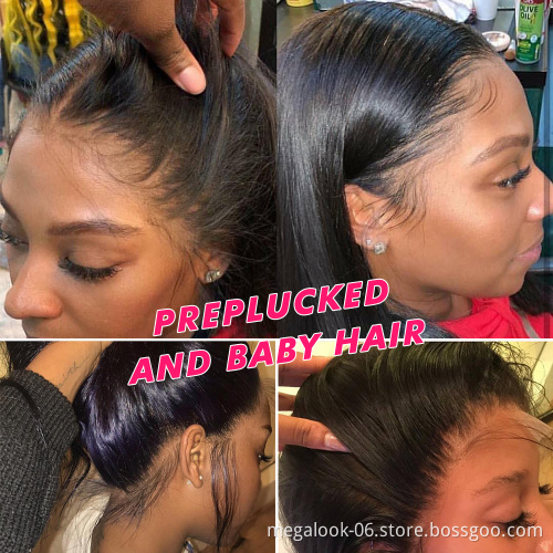 Mink Full Lace Wig With Baby Hair, Brazilian Wigs